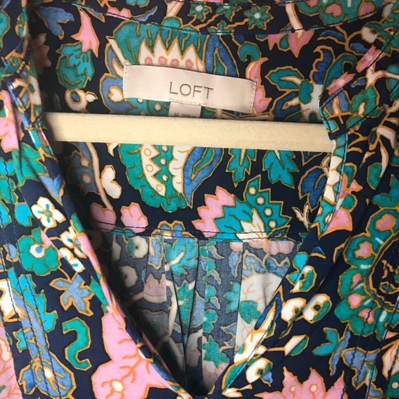 LOFT floral blouse - Picture 3 of 5